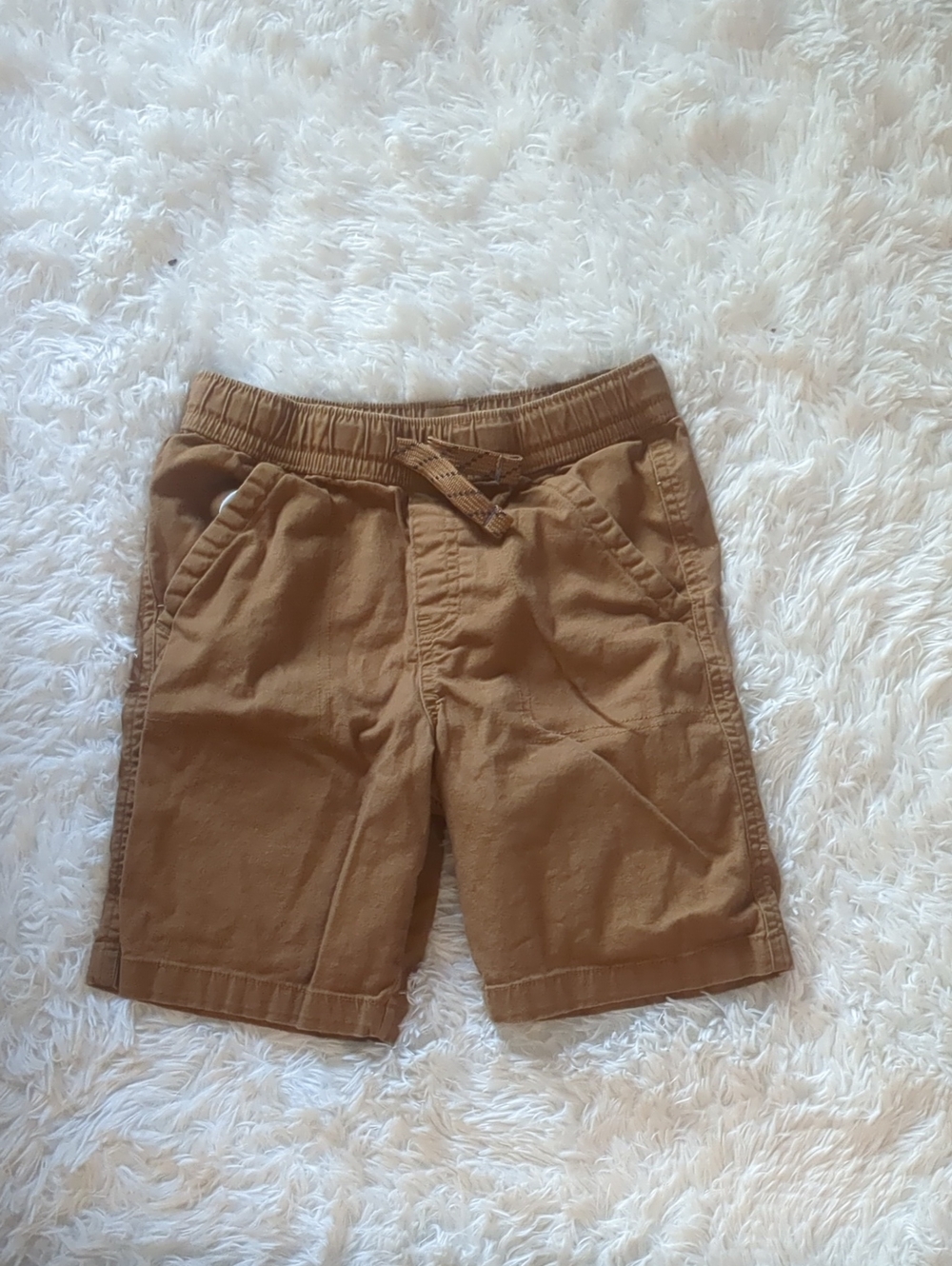 Garanimals Tan Pull-On Cotton Shorts